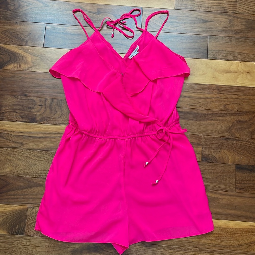 American Eagle Bright Pink Romper